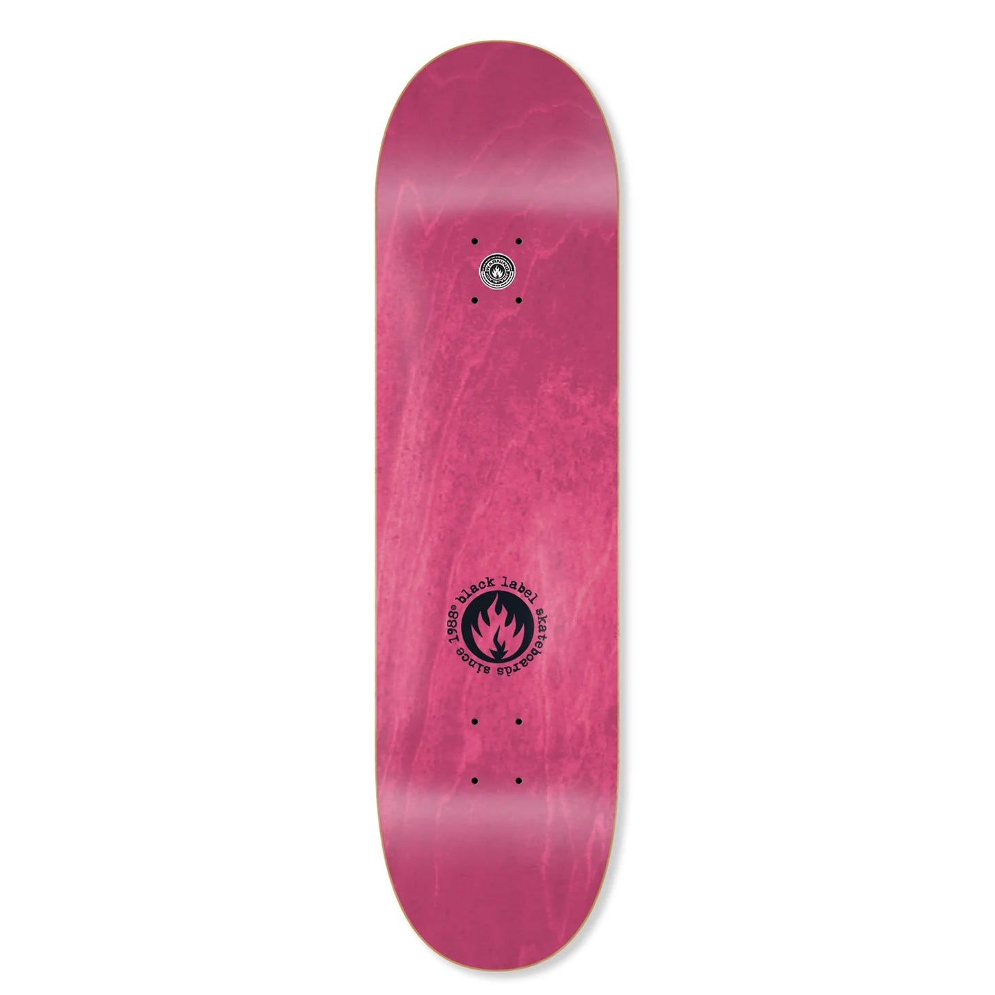 Black Label Skateboard Deck Elijah Akerley Pink Elephants Black 9.0" x 32.62"