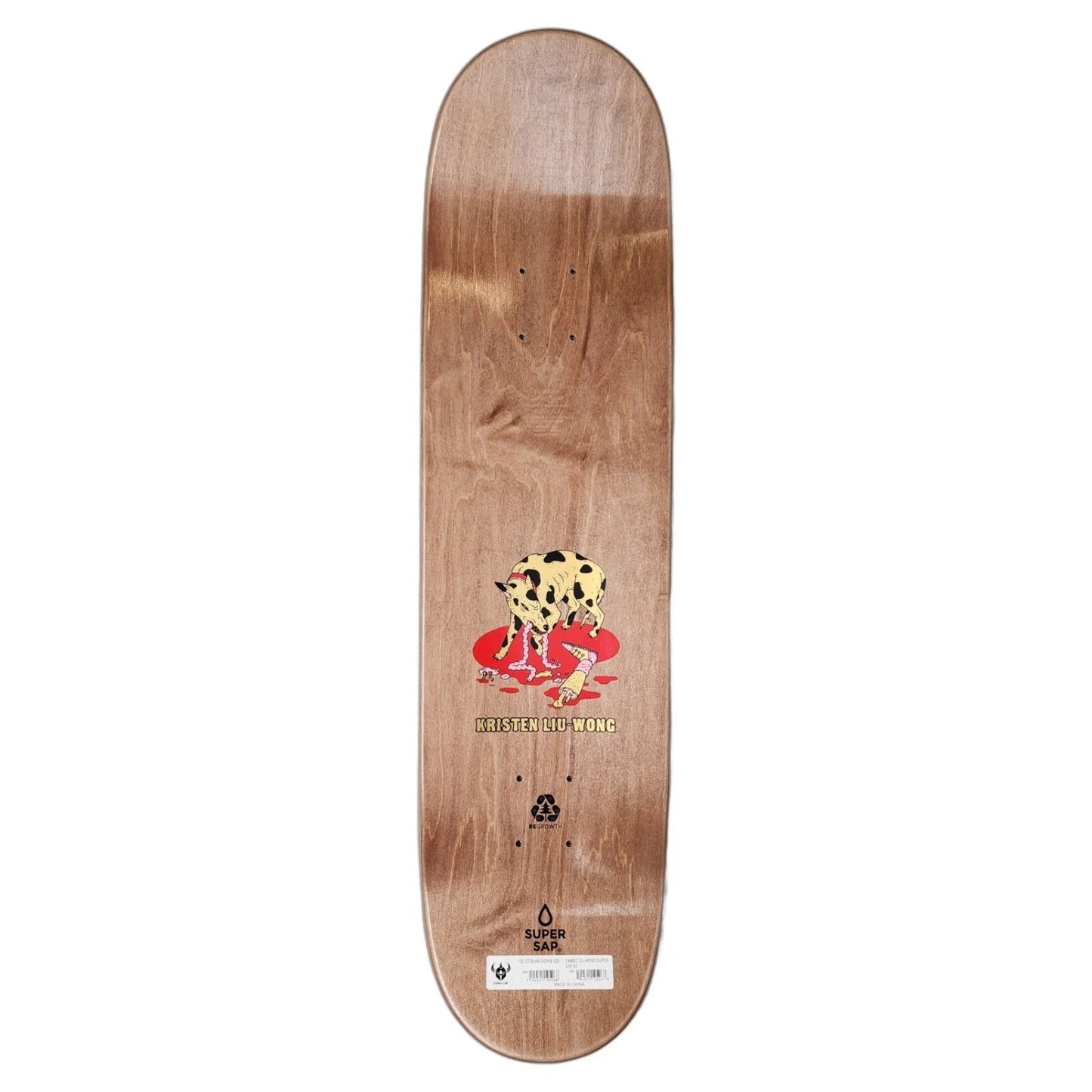 Darkstar Skateboard Deck Cameo Wilson Liu-Wong Super Sap 8.125" x 31.7"