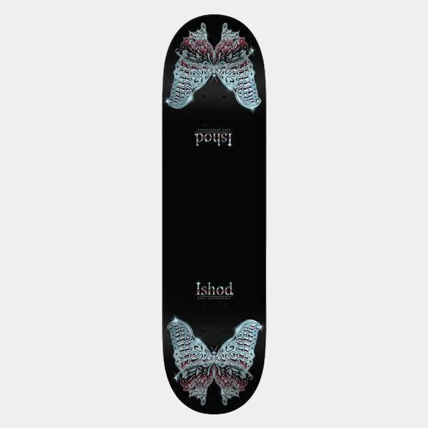 Real Skateboards Ishod Wair Mariposa Chrome Redux DBX Basalt Deck 8.3"