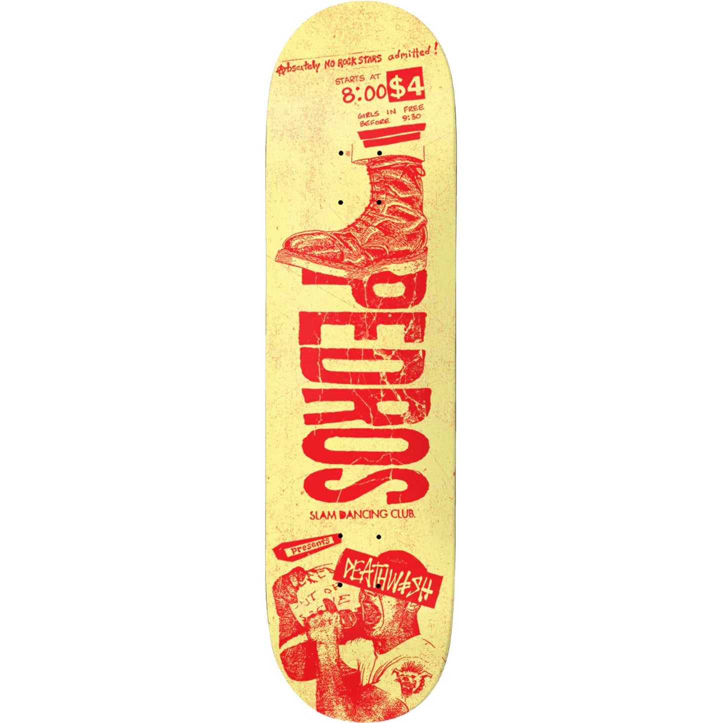 Deathwish Delfino Slam Skateboard Deck 8.5"