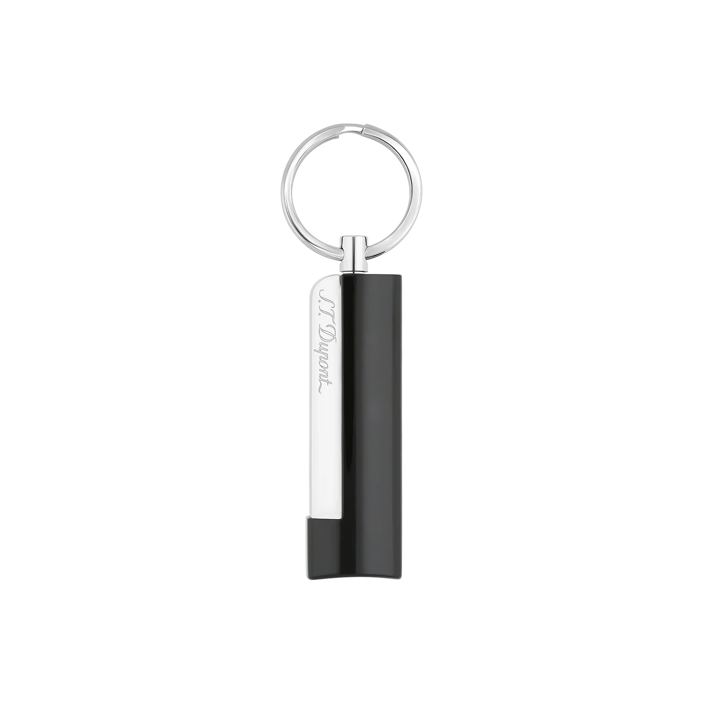 S.T. DUPONT Cigar Cutter/Cigare Coupe Chrome Black 003262