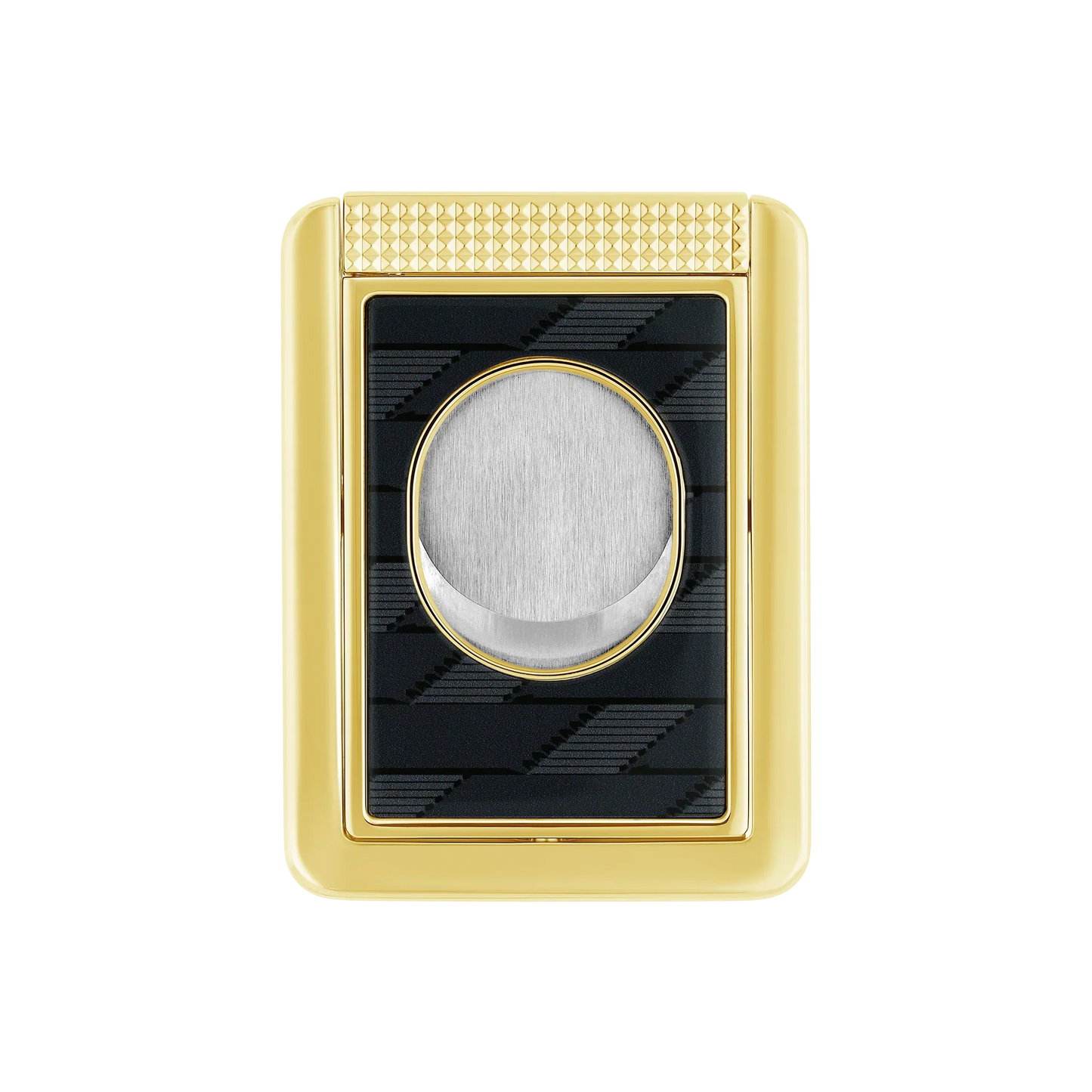 S.T. DUPONT Monogram 1872 Black Cigar Cutter Stand/Coupe Cigar 003479
