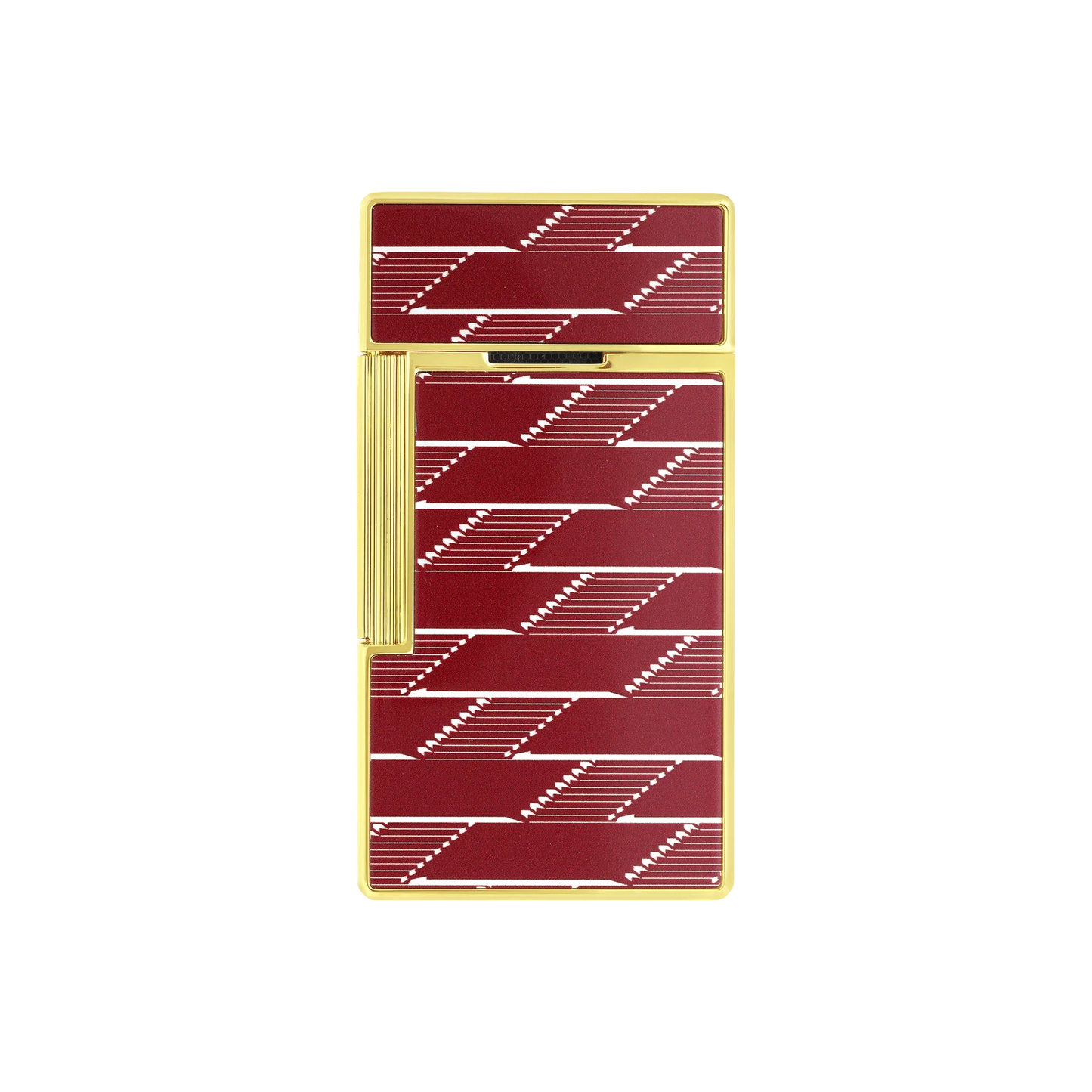 S.T. DUPONT Biggy Monogram 1872 Burgundy Lacquered Lighter/Briquet 025078B