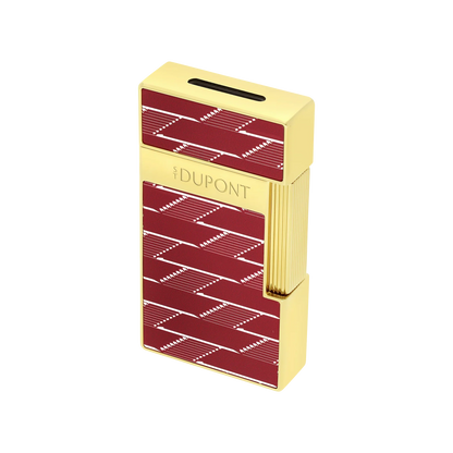S.T. DUPONT Biggy Monogram 1872 Burgundy Lacquered Lighter/Briquet 025078B