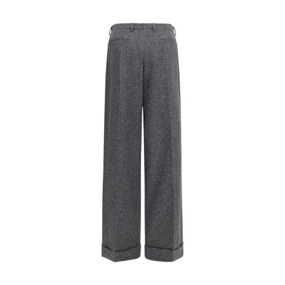 Valentino Garavani Gray Wool Oves Aries Pants
