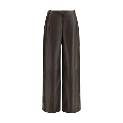 Arma Brown Leather Pants