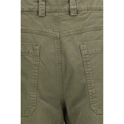 Off-White Bicolor Cotton Casual Pants