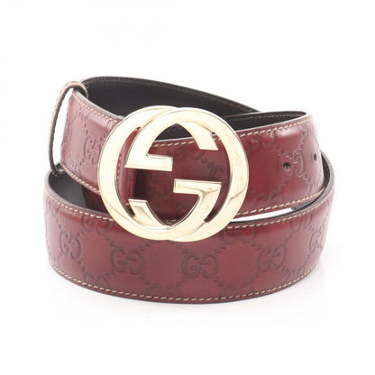 Gucci Belt Interlocking Guccissima Leather