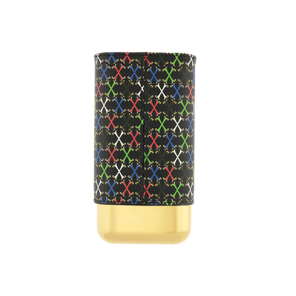 S.T. Dupont Multicolour Leather 3 Cigar Case/Étui 183460