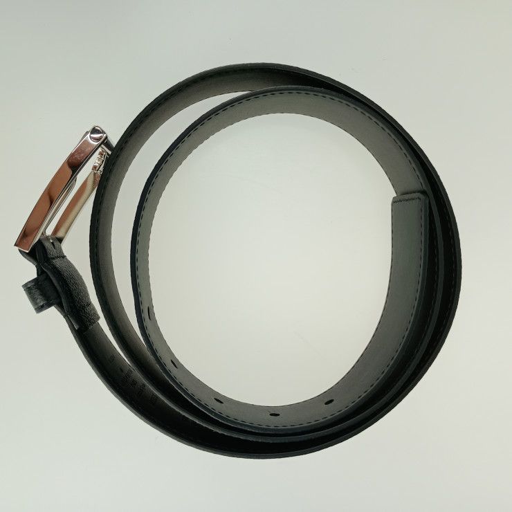 Louis Vuitton Saint Germain 35 mm Belt M8355 S Black Leather Men 100 40