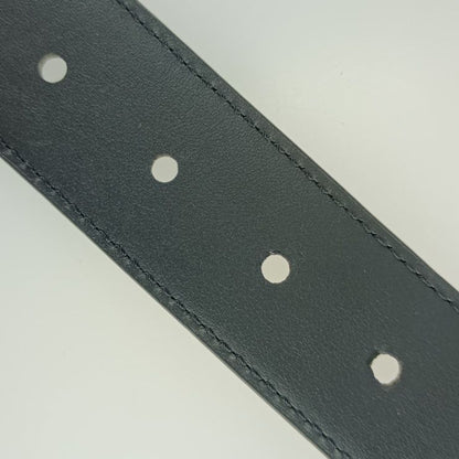 Louis Vuitton Saint Germain 35 mm Belt M8355 S Black Leather Men 100 40