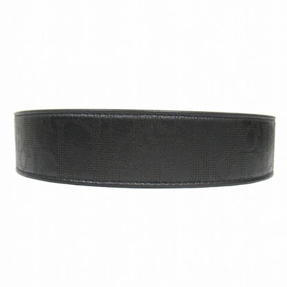 Dior Oblique Perforated Leather Belt Reversible CD Logo Silver Black