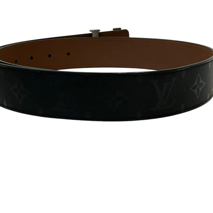 Louis Vuitton Ceinture LV Initial Pyramid Monogram Illusion Leather Belt Black