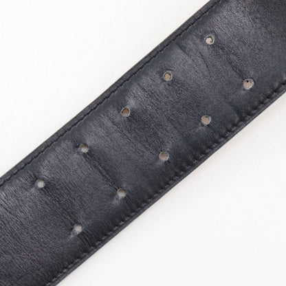 Hermes Hose Buckle Reversible Vintage Box Calf Gold Plated Black Brown Belt