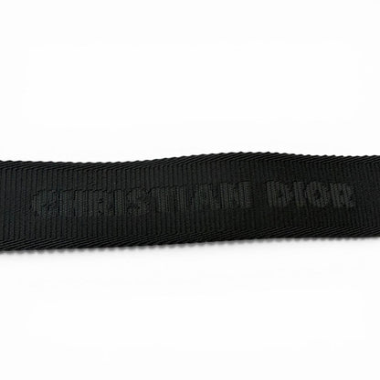 Dior Homme Logo Silver Pin Buckle Belt Black Recommended