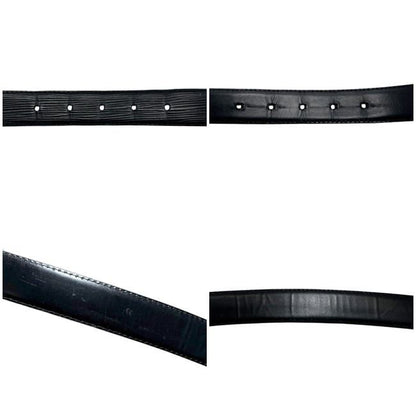 Louis Vuitton Belt Ceinture Classic Black Noir Epi Waist 88 30