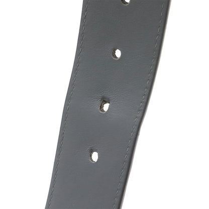 Bottega Veneta Intrecciato Belt Leather Gray