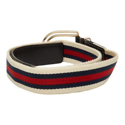 Gucci Sherry Line Belt 85 34 Multicolor Canvas Leather