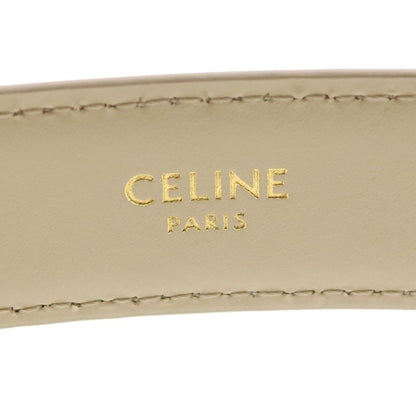 Celine Medium Triomphe Belt Leather Beige