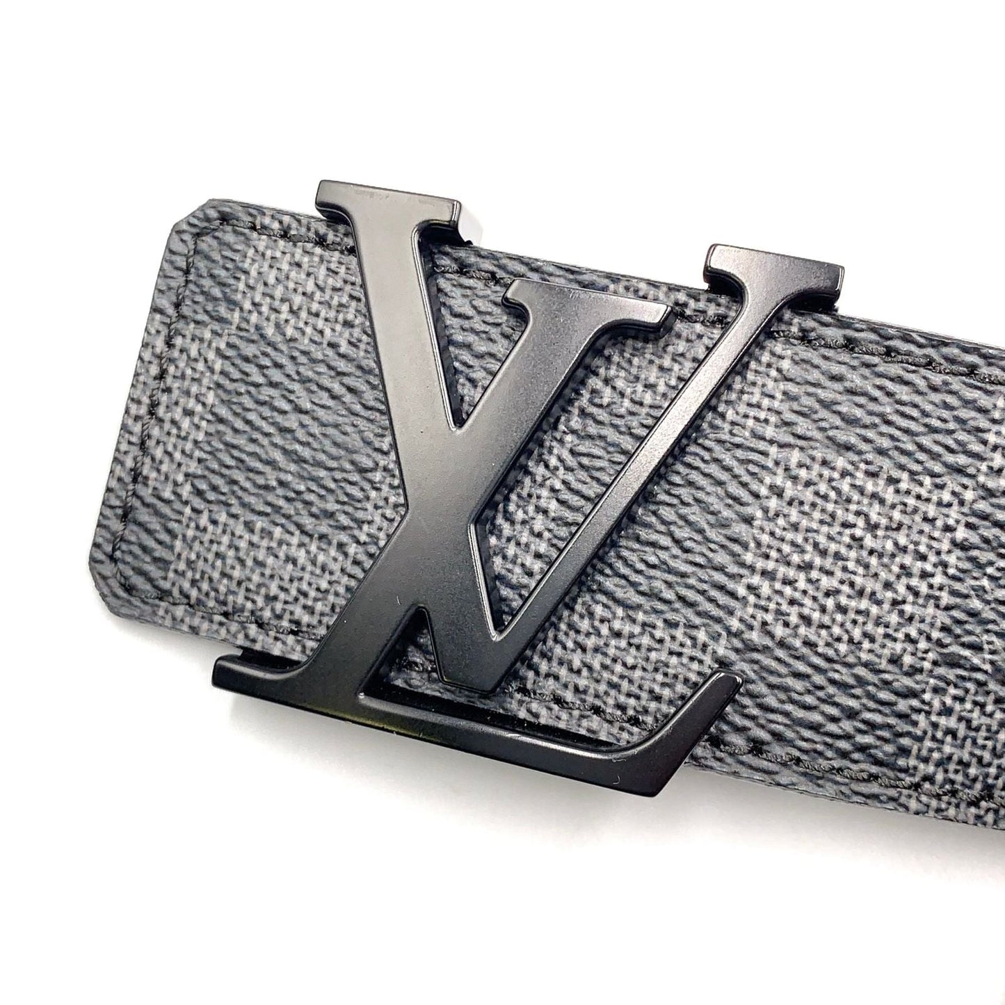 Louis Vuitton Ceinture LV Initial Leather Black Belt