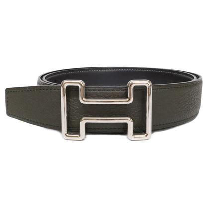 Hermes Tonight Buckle Leather Reversible 85 Belt
