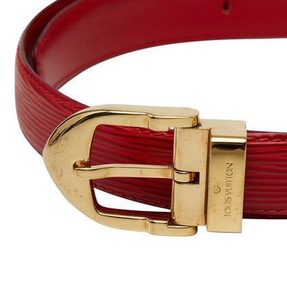 Louis Vuitton Epi Ceinture Classic Plain Belt Castilian Red Leather