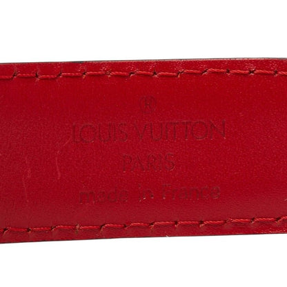 Louis Vuitton Epi Ceinture Classic Plain Belt Castilian Red Leather