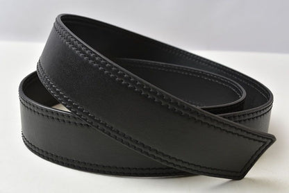 Dior Belt Leather Black Silver Business