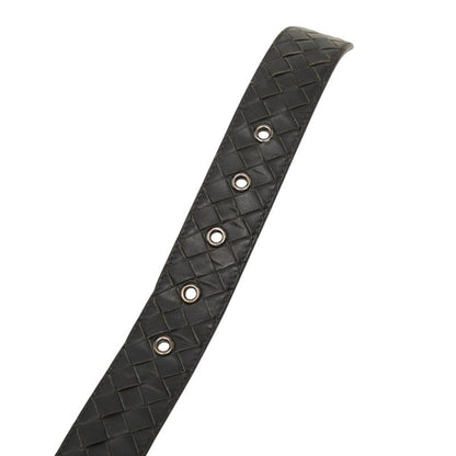 Bottega Veneta Intrecciato Belt 95 33 Black Leather