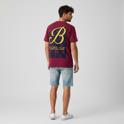 Sport Design Sweden FC Barcelona Men's Oversized Graphic Tee