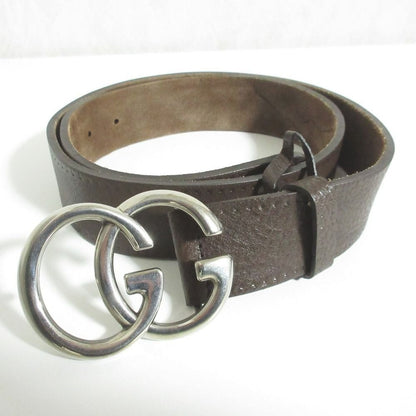 Gucci GG Marmont Leather Belt Brown