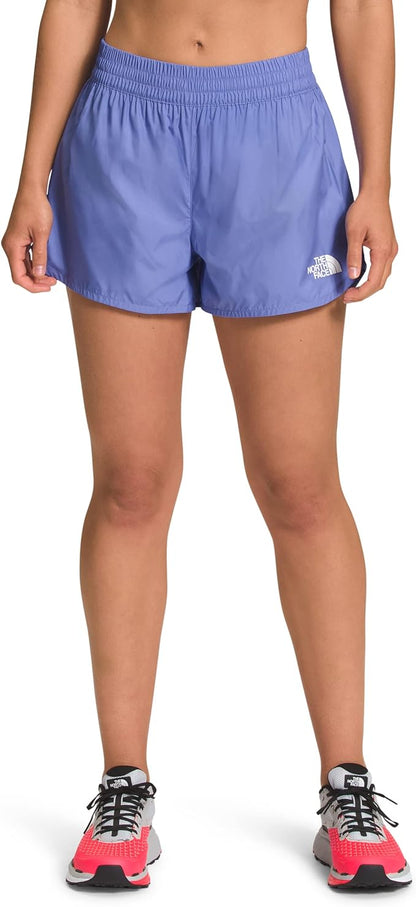 The North Face - Limitless Run Short - Women's - Pink Glo Valley Floor Print