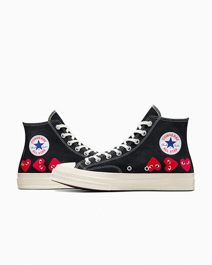 Converse x Comme des Garçons PLAY Chuck 70 Multi Heart High Top