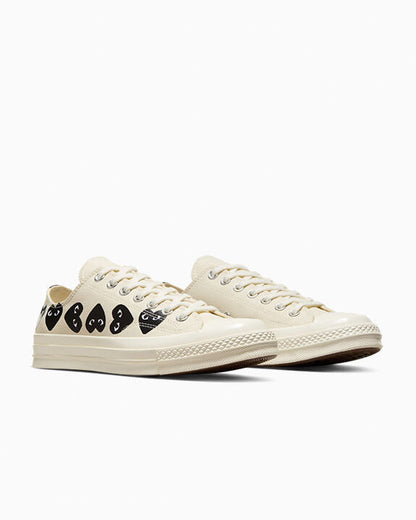 Converse x Comme des Garçons PLAY Chuck 70 Multi Heart Low Top