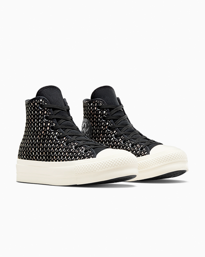 Chuck Taylor All Star Lift Platform Crochet High Top