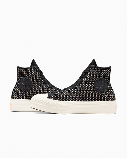 Chuck Taylor All Star Lift Platform Crochet High Top