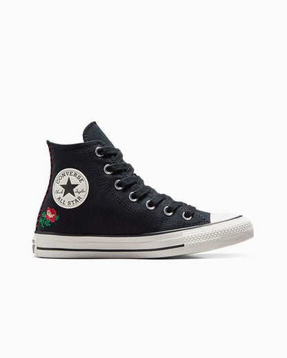 Chuck Taylor All Star Rose Cross Stitch High Top
