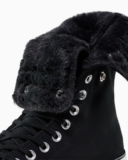 Chuck Taylor All Star Fold-Over Lift Platform XHi Faux Fur