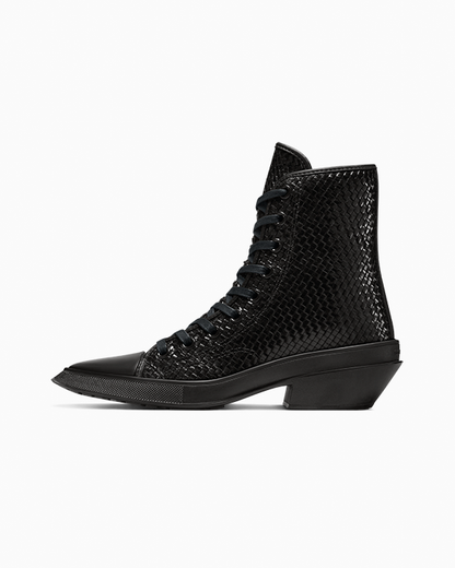 Chuck 70 De Luxe Pointed Platform Woven Leather