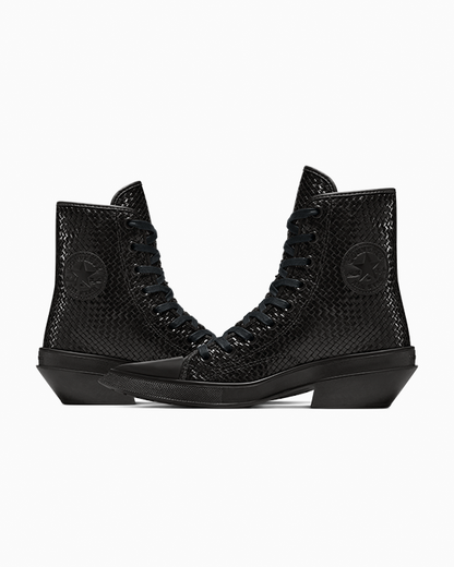 Chuck 70 De Luxe Pointed Platform Woven Leather
