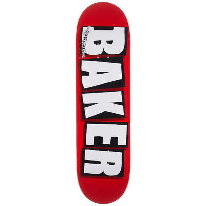 Baker Deck Brand Logo Red/White 8.625" x 32"