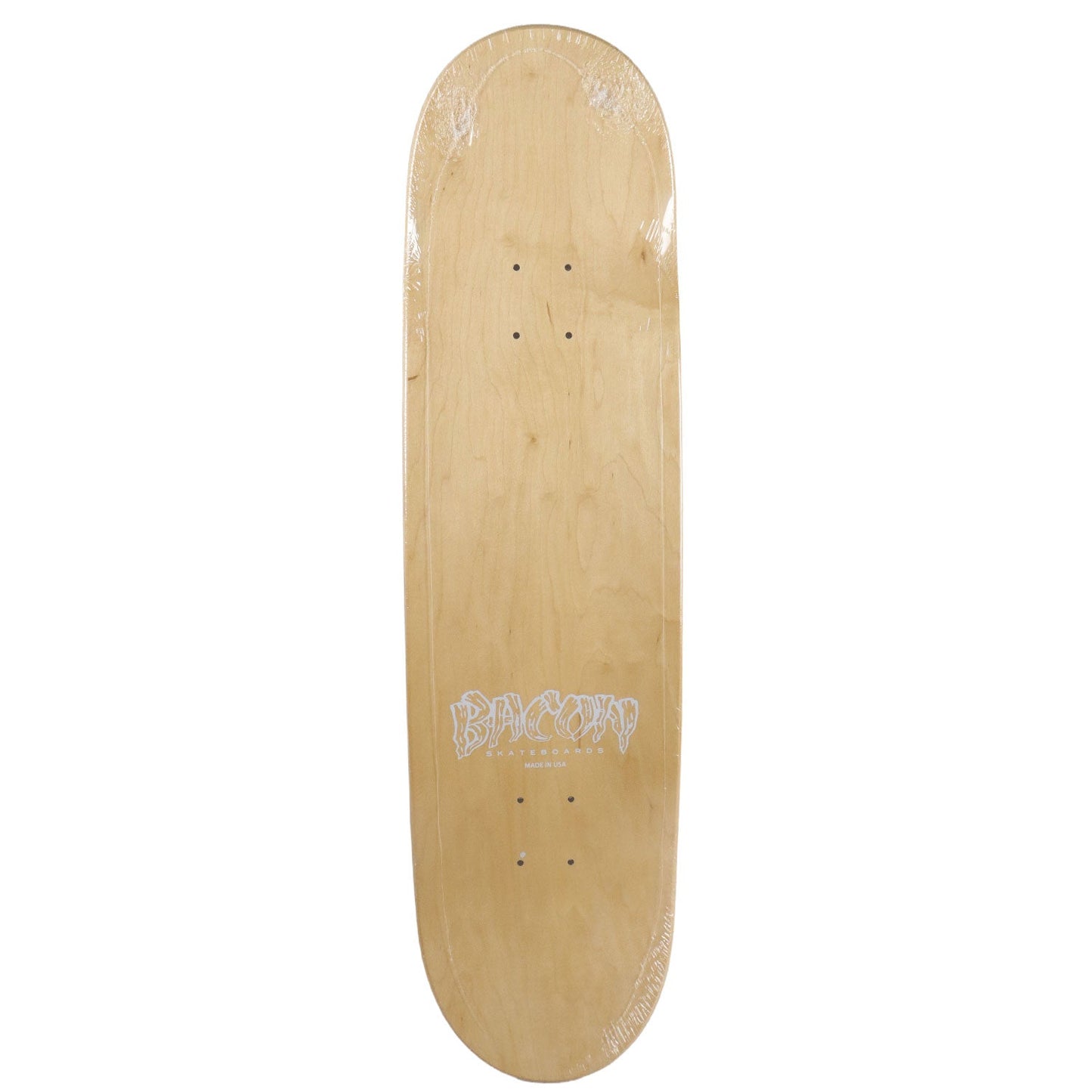 Bacon Skateboard Deck Logo Veneer Green 8.75" x 32.63"