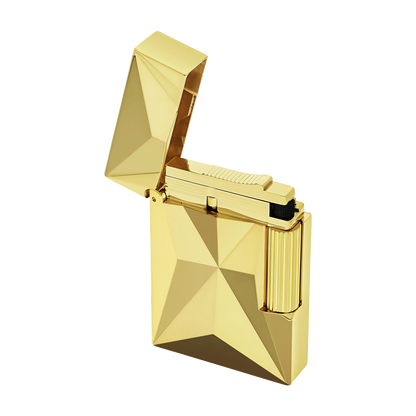 S.T. DUPONT Ligne 2 Small Fire X Gold Lighter/Briquet C18611