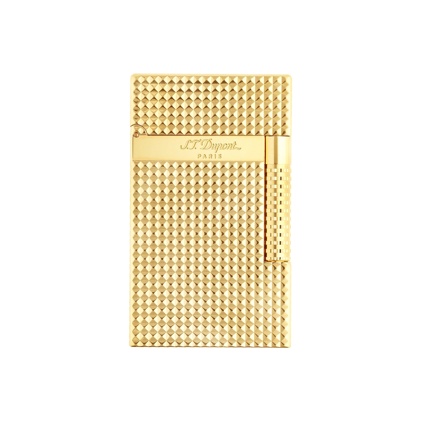 S.T. DUPONT Le Grand Diamond head Lighter Gold Lighter/Briquet C23009
