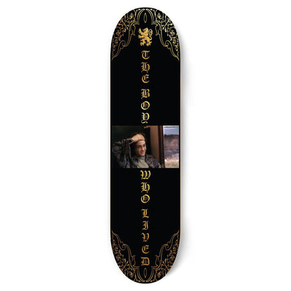 Color Bars Skateboard Deck Harry Potter Boy Who Lived Skate Gold Foil 8.38"