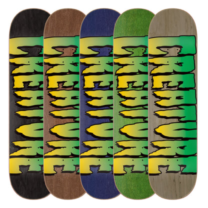 Creature Skateboard Deck Logo Stumps (Assorted) 8.0" x 31.5"