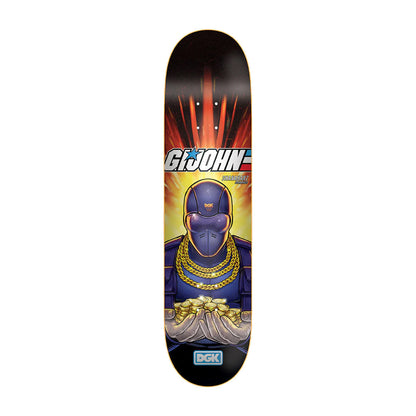 DGK Skateboard Deck John Shanahan Snake 8.06 x 31.2"