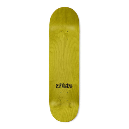 Deathwish Skateboard Deck Gang Spray Black/White 8.25" x 31.5"
