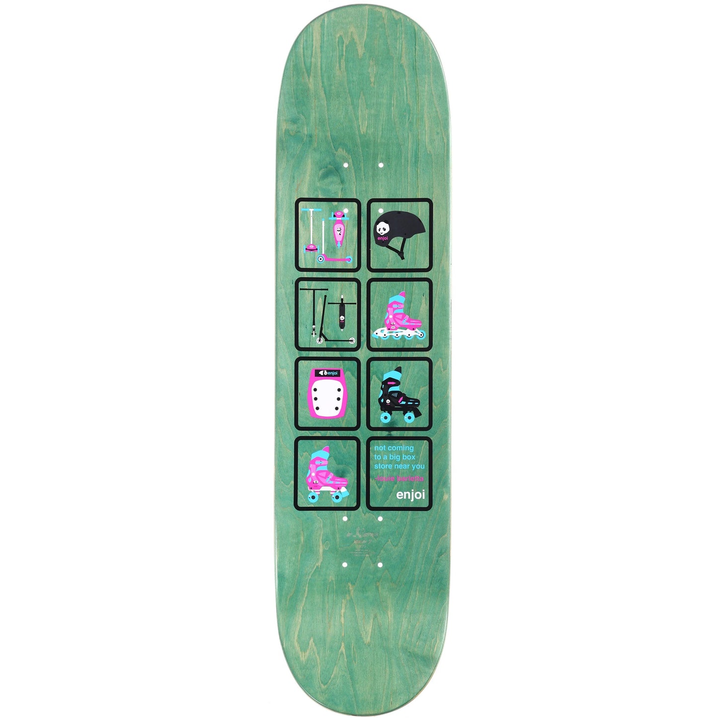 Enjoi Skateboard Deck Big Box Plastic Spectrum 8.25" x 32"
