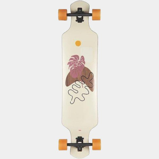 Globe Geminon 40 Rock Complete Long Board 40" Walnut - Monstera